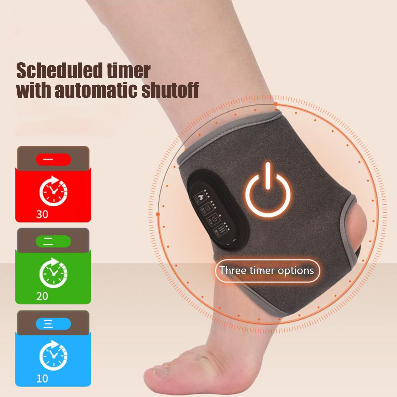 Home Spa Wellness - Portable Foot Massager with Heat, 3-Mode