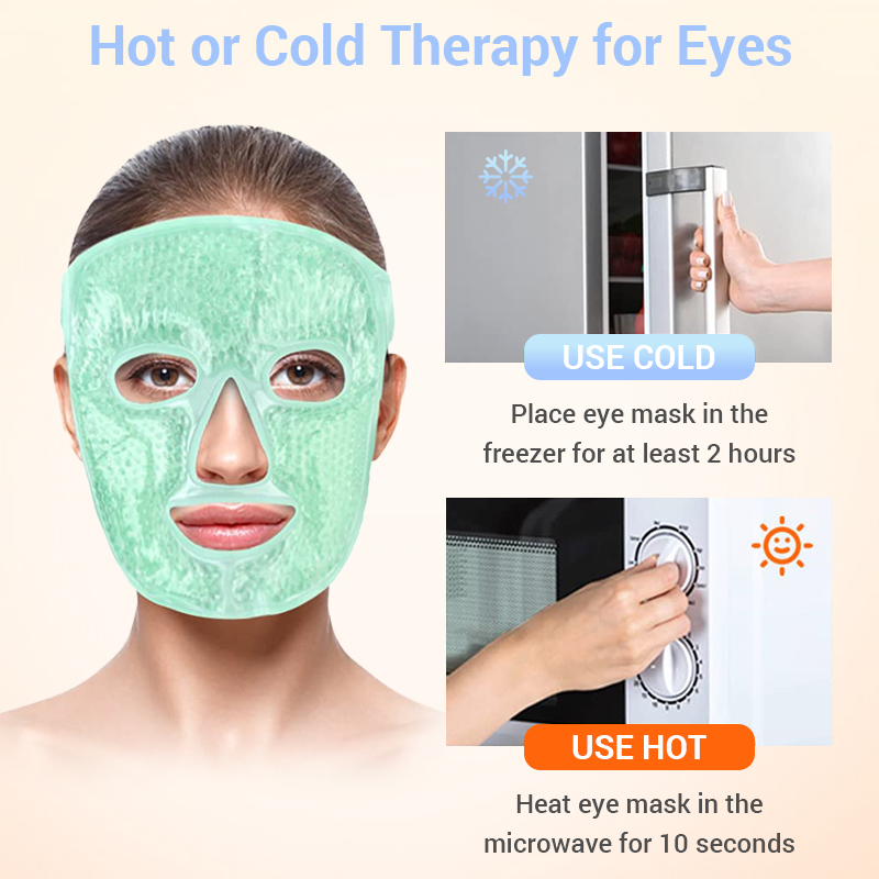 Ice Mask Cold Face Eye Mask Ic - Eye Mask Heated 评论和价格