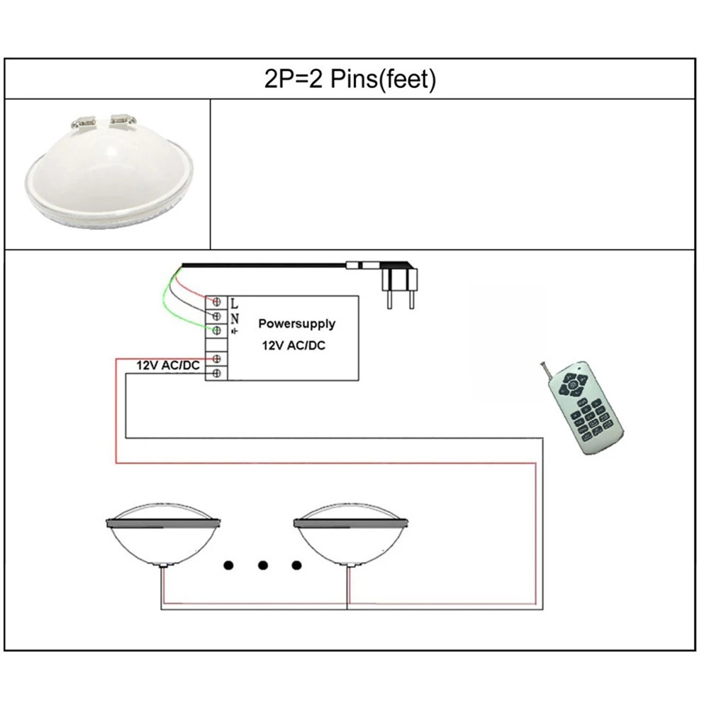 45W 25W PAR56 RGB LED Swimming - Xy Spa & Wellness George Town Photos 评论和价格