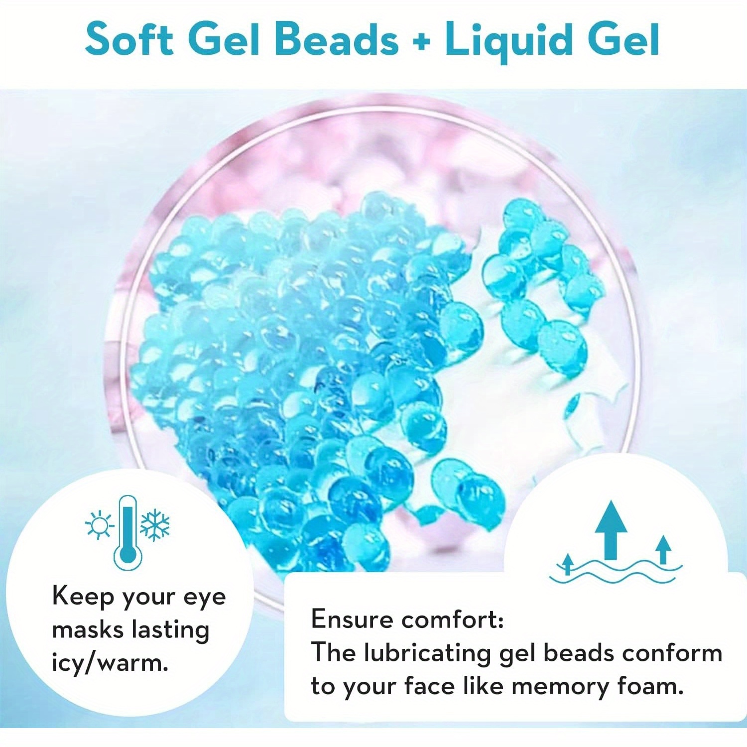 2Pcs/Set Gel Eye Mask Cooling  - Eye Mask Heated 评论和价格