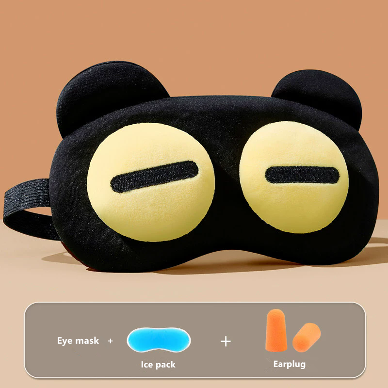Cute Bear Eye Mask Sleep Aid L - Eye Mask Heated 评论和价格