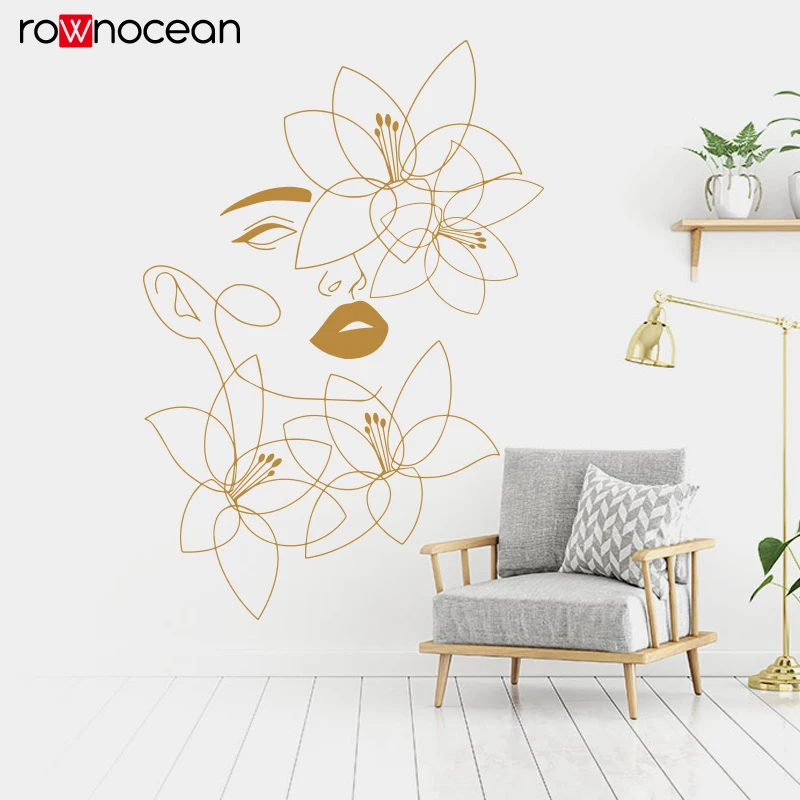 One Line Wall Decals Beauty Wa - Home Spa Wellness 评论和价格