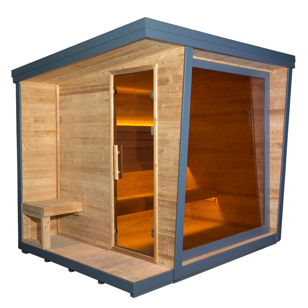 Custom Made Gray Outdoor Moder - Home Spa Wellness 评论和价格