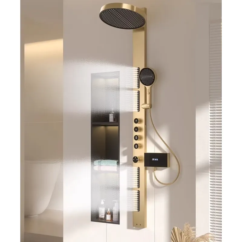 Brass Rainfall Shower Panel Se - Spa & Wellness Hotel Olympia Mariánské Lázně 评论和价格